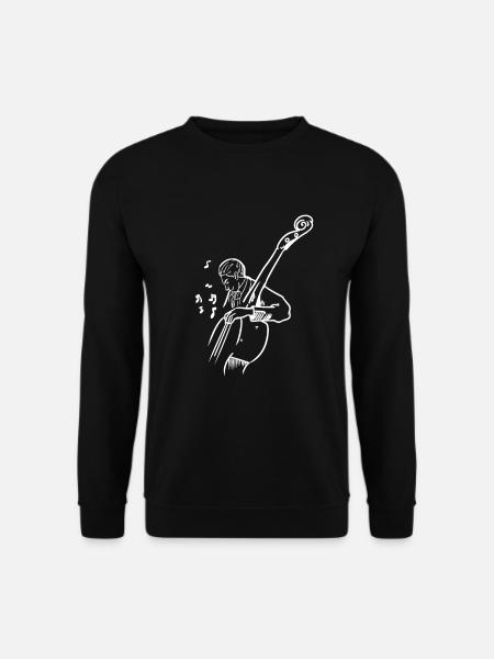 Kontrabass - Unisex Pullover - Schwarz