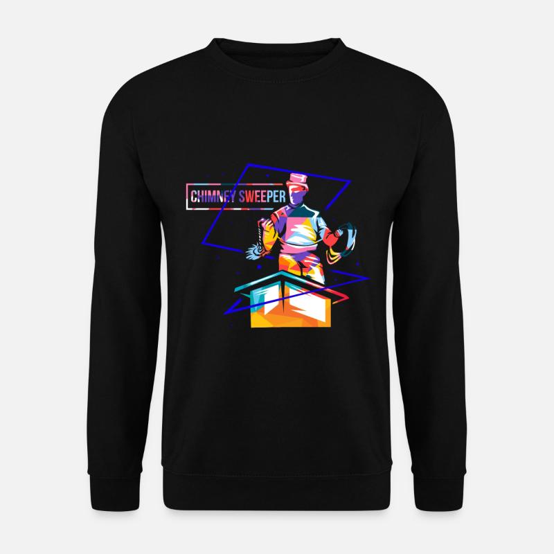 Polygone ramoneur - Sweat-shirt Unisexe - noir