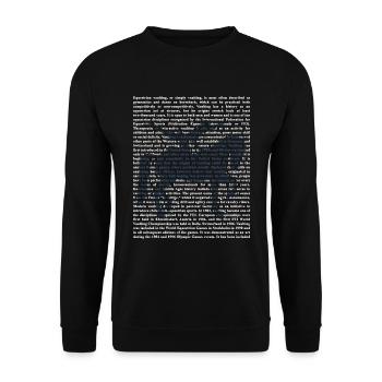 Vaulting - Unisex Sweatshirt - black - Front - Alina (178cm) & Michal (187cm)