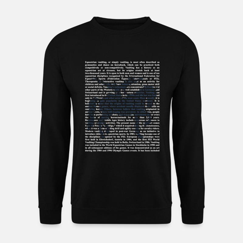 Vaulting - Unisex Sweatshirt - black
