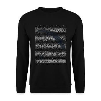 Cadeau voile kitesurf - Sweat-shirt Unisexe - noir - Devant - Alina (178cm) & Michal (187cm)