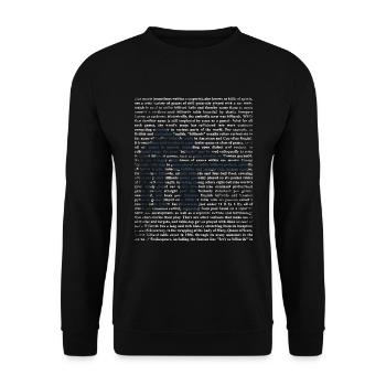 Billiard pocket billiard - Unisex Sweatshirt - black - Front - Alina (178cm) & Michal (187cm)