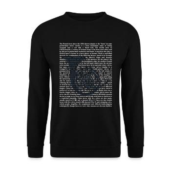 French Horn Hornist - Unisex Sweatshirt - black - Front - Alina (178cm) & Michal (187cm)