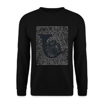 French horn player - Unisex Sweatshirt - black - Front - Alina (178cm) & Michal (187cm)