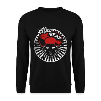 Afro Beat - Unisex Sweatshirt - black - Front - Alina (178cm) & Michal (187cm)