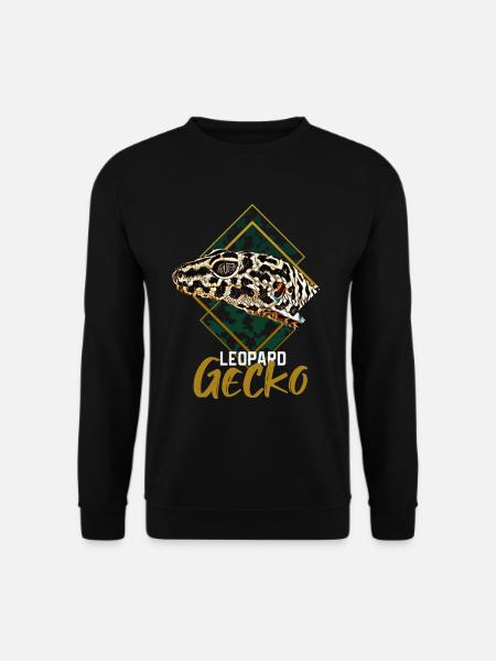 Gecko léopard - Sweat-shirt Unisexe - noir