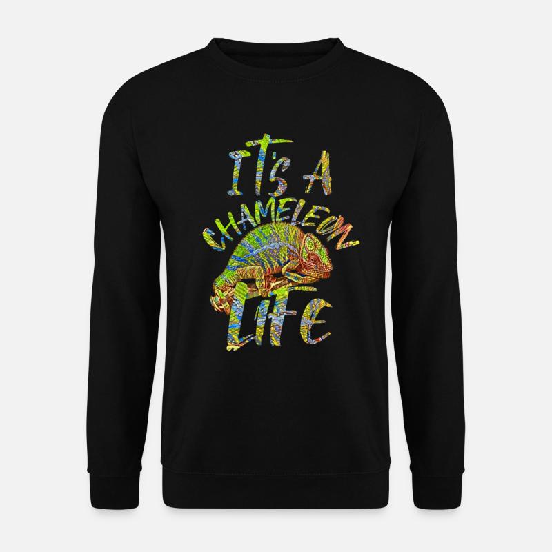 caméléon - Sweat-shirt Unisexe - noir