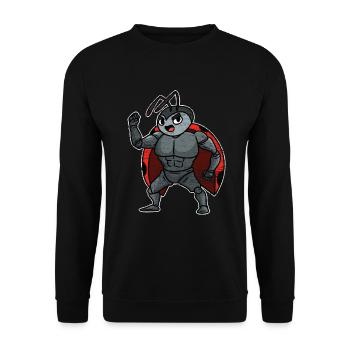 Marienkäfer - Unisex Pullover - Schwarz - Vorne - Alina (178cm) & Michal (187cm)