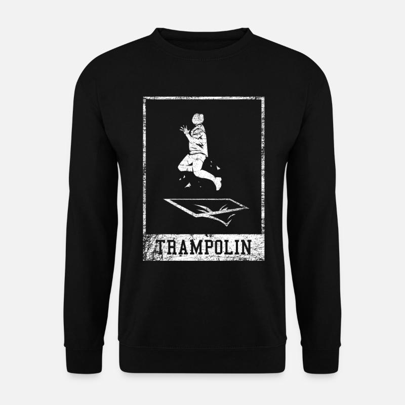 Trampoline springboard gift - Unisex Sweatshirt - black