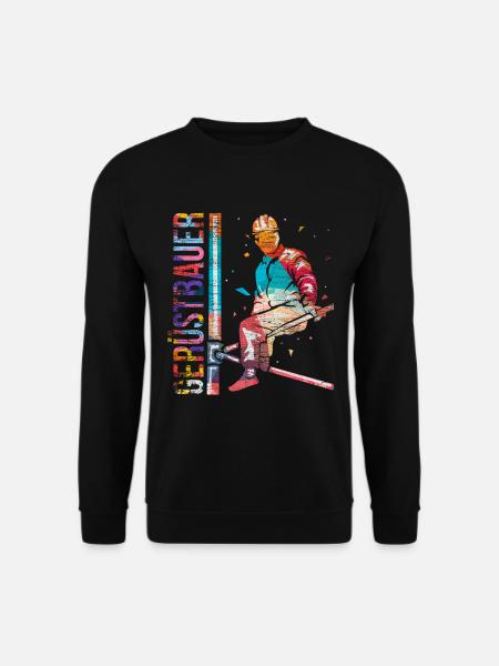 Scaffolding Polygon Gift - Unisex Sweatshirt - black