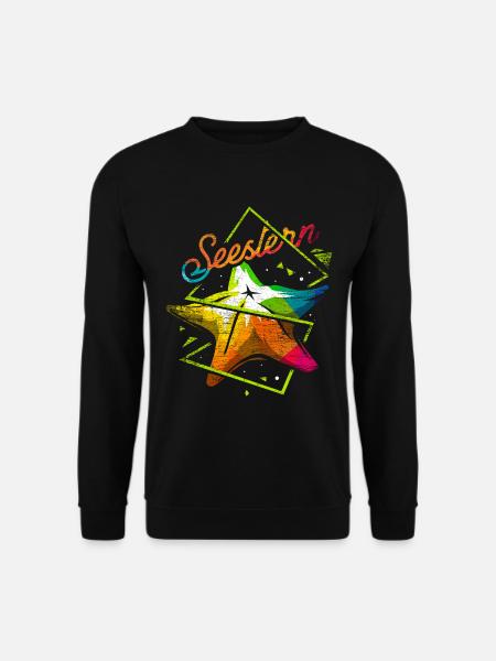 Starfish polygon gift - Unisex Sweatshirt - black