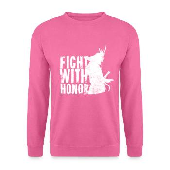 samouraï - Sweat-shirt Unisexe - rose - Devant