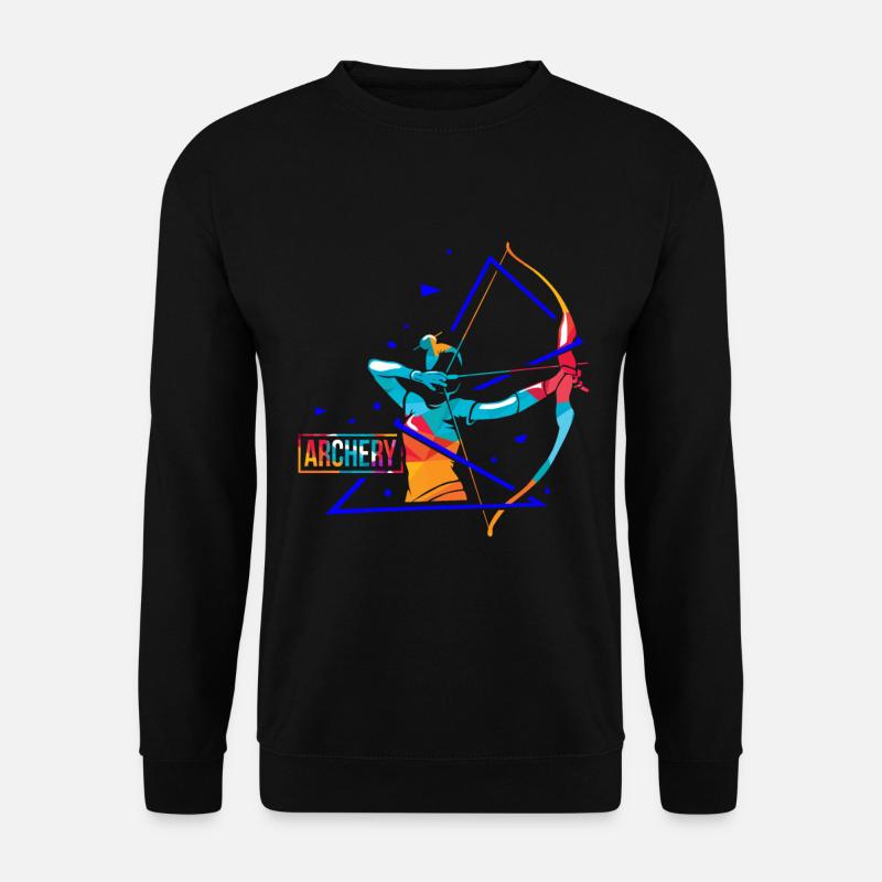 Archery polygon - Unisex Sweatshirt - black