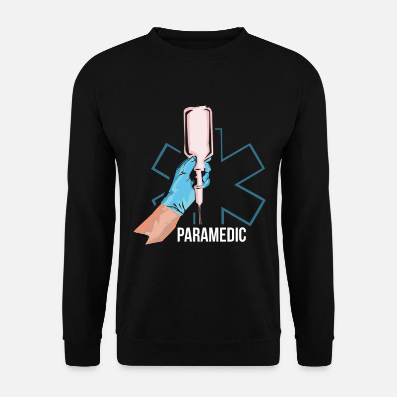 Emergency medic paramedic gift - Unisex Sweatshirt - black