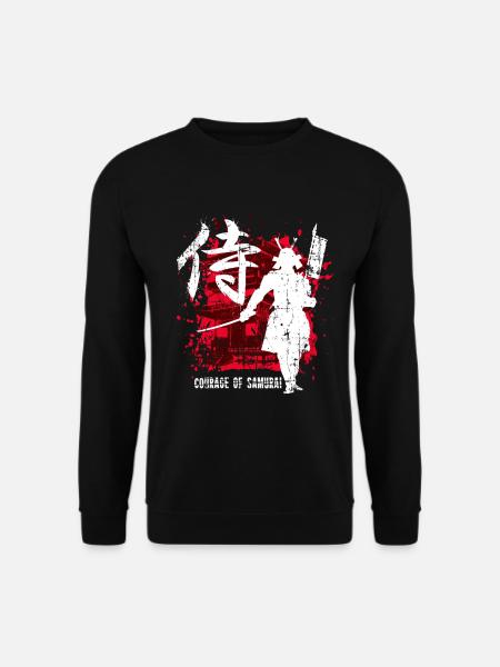 Samurai warrior gift - Unisex Sweatshirt - black