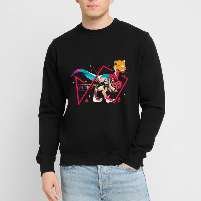 Velociraptor polygon Unisex Sweatshirt