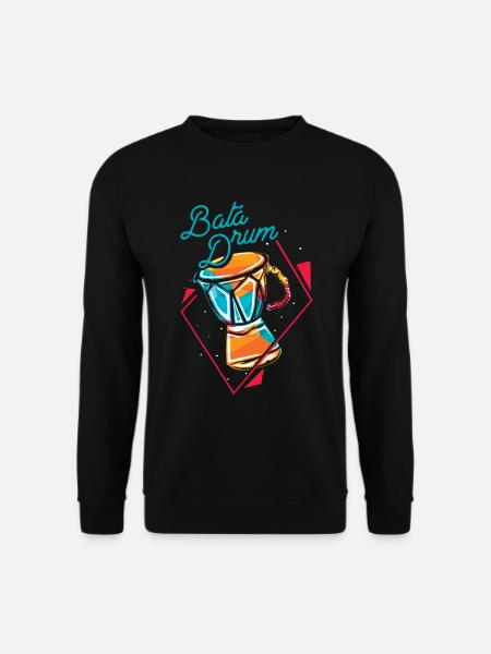 Bata-Trommel Polygon - Unisex Pullover - Schwarz