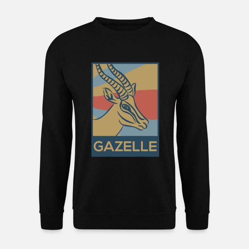 Gazelle - Unisex Pullover - Schwarz