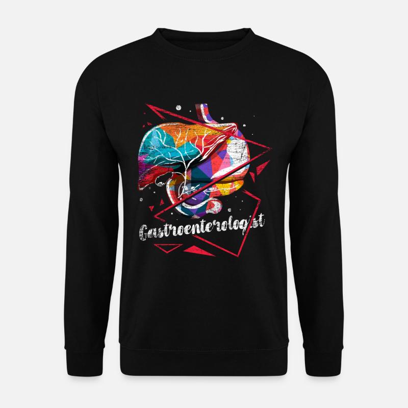 Gastroenterologe Polygon - Unisex Pullover - Schwarz