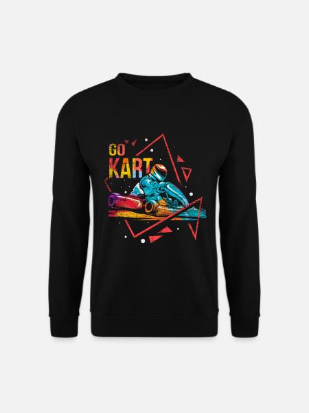 GoKart Polygon - Unisex Sweatshirt - black