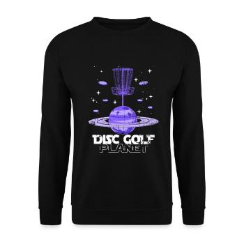 Cadeau étoile disque golf - Sweat-shirt Unisexe - noir - Devant - Alina (178cm) & Michal (187cm)