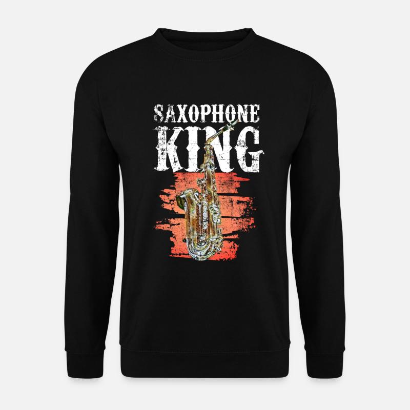 saxophone - Unisex Sweatshirt - black
