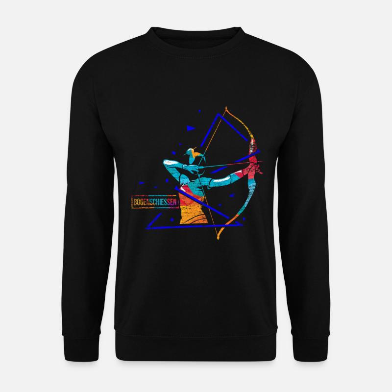 Archery polygon - Unisex Sweatshirt - black