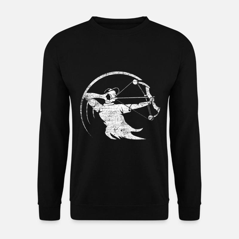 Bogenschießen - Unisex Pullover - Schwarz