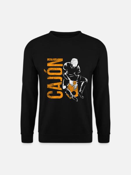 Cajón - Unisex Pullover - Schwarz