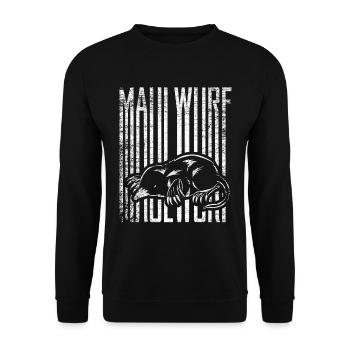 Maulwurf - Unisex Pullover - Schwarz - Vorne - Alina (178cm) & Michal (187cm)