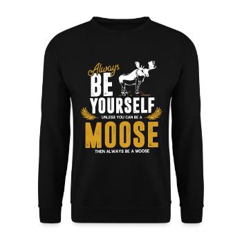 Elche - Unisex Sweatshirt - black - Front - Alina (178cm) & Michal (187cm)