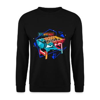football de table - Sweat-shirt Unisexe - noir - Devant - Alina (178cm) & Michal (187cm)