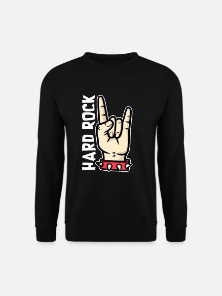 Hard rock - Sweat-shirt Unisexe - noir