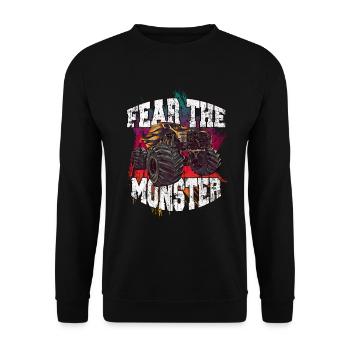 Monster Truck Diesel Motorsport - Sweat-shirt Unisexe - noir - Devant - Alina (178cm) & Michal (187cm)
