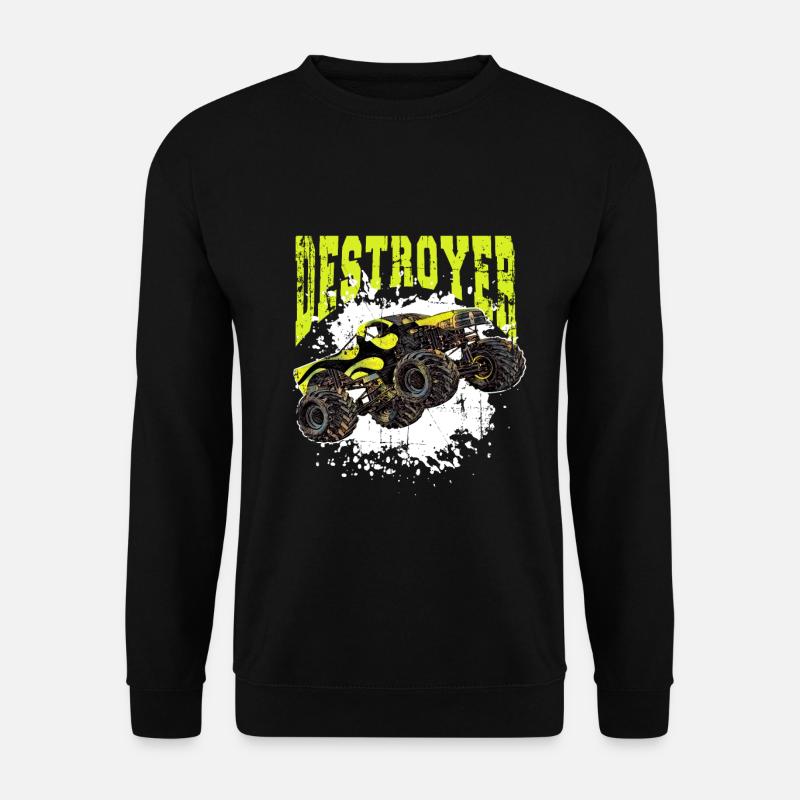 Monstertruck - Unisex Pullover - Schwarz