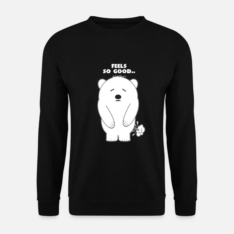 Polar Bear Pups - Unisex Sweatshirt - black