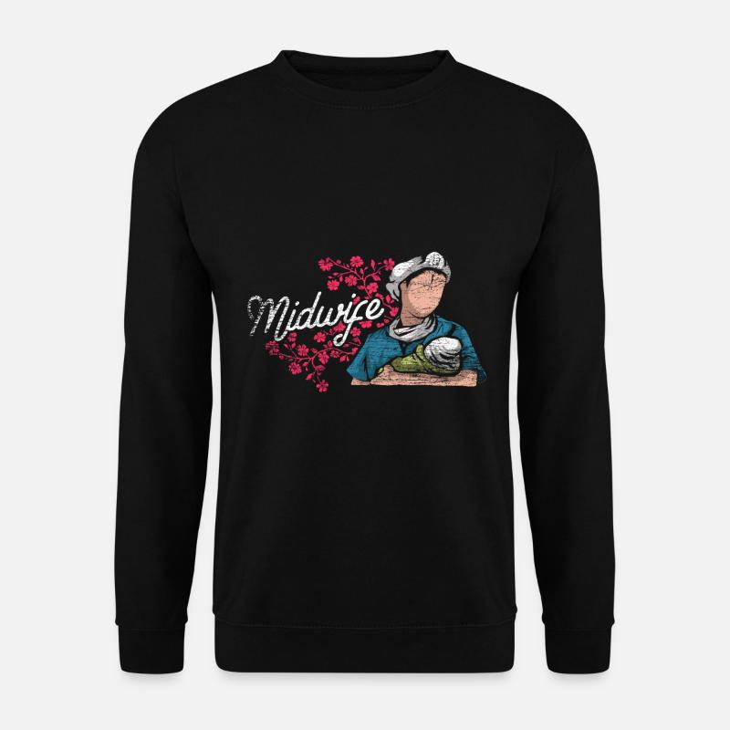 Midwife gift - Unisex Sweatshirt - black