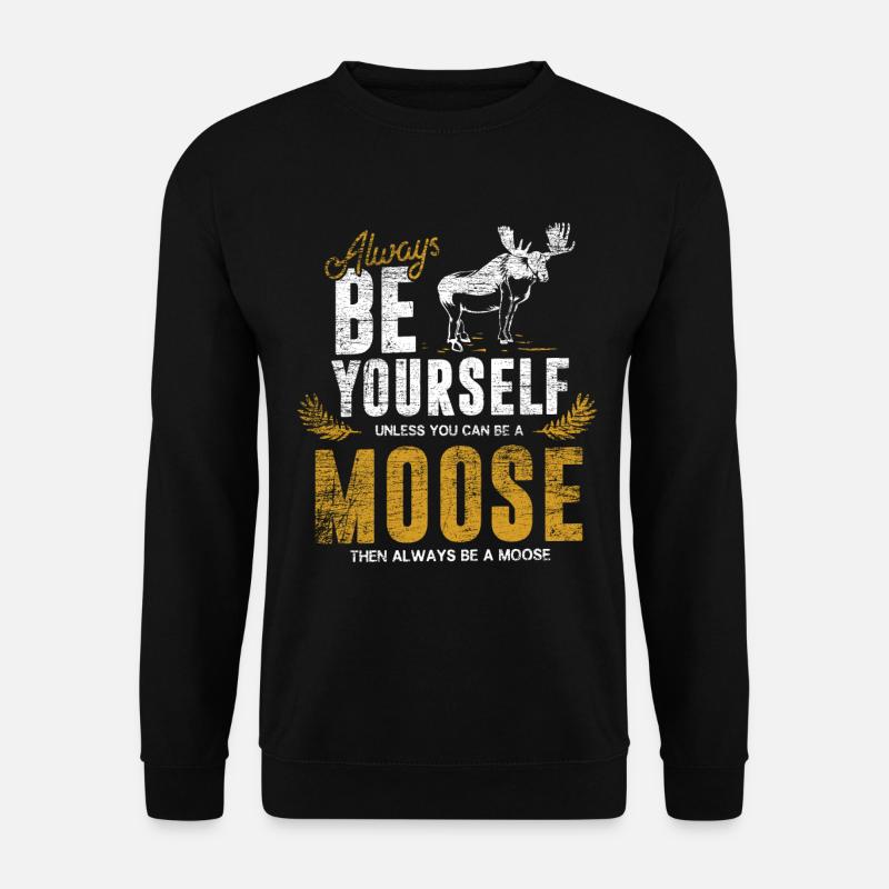 Cadeau d'orignal - Sweat-shirt Unisexe - noir