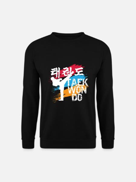 Arts martiaux de taekwondo arts martiaux - Sweat-shirt Unisexe - noir