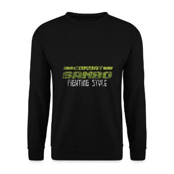 Combat Sambo Gift - Unisex Sweatshirt - black - Front - Alina (178cm) & Michal (187cm)