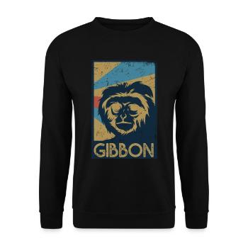 Gibbon - Unisex Pullover - Schwarz - Vorne - Alina (178cm) & Michal (187cm)
