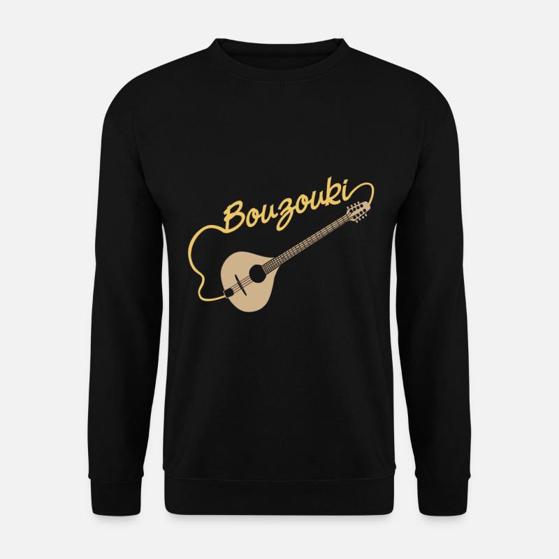 Bouzouki - Unisex Pullover - Schwarz
