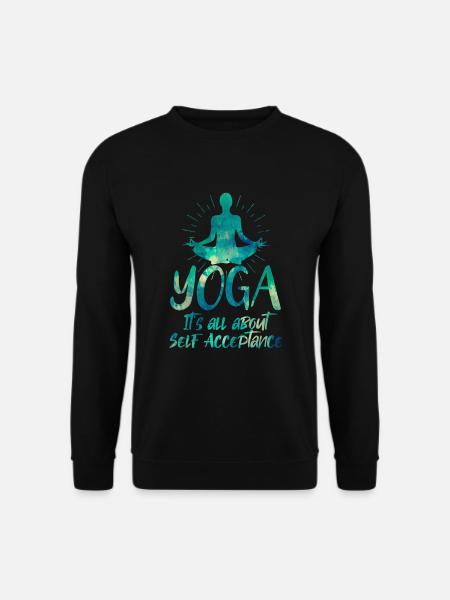Yoga - Unisex Pullover - Schwarz