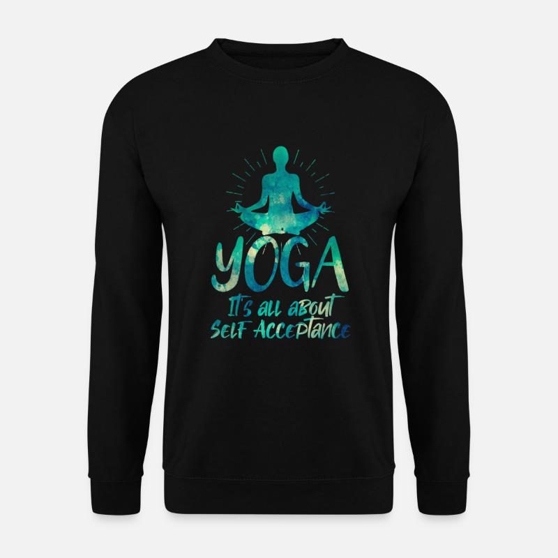 Yoga - Unisex Pullover - Schwarz