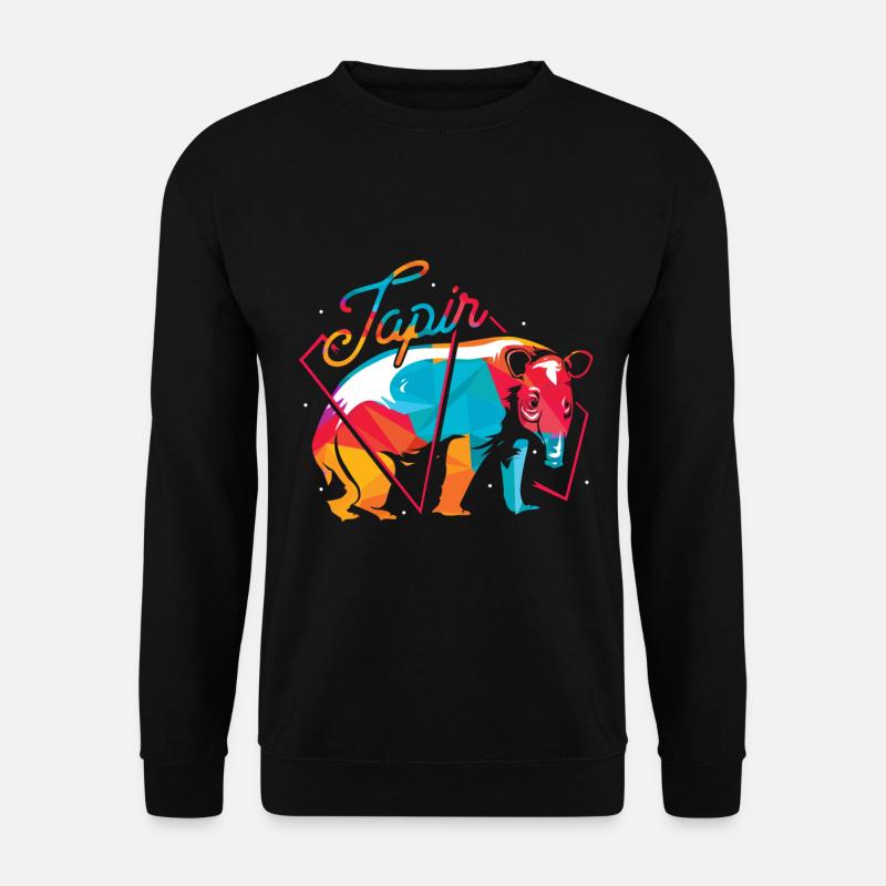 Tapire Polygon - Unisex Pullover - Schwarz