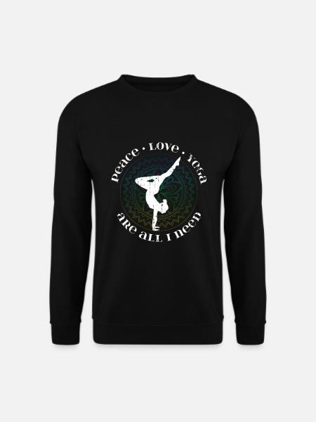 yoga - Unisex Sweatshirt - black