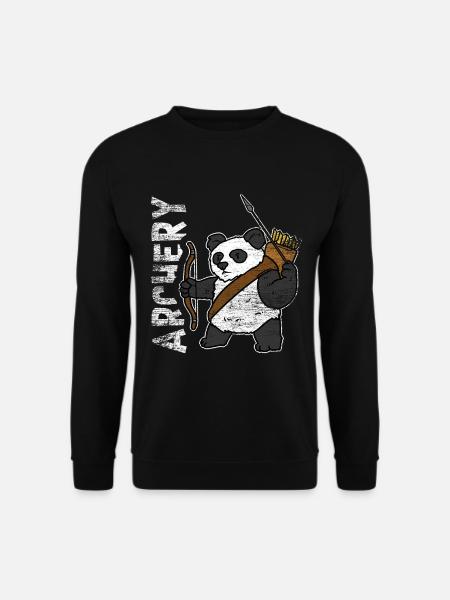 Panda archery gift - Unisex Sweatshirt - black