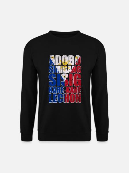 Philippines cuisine - Unisex Sweatshirt - black