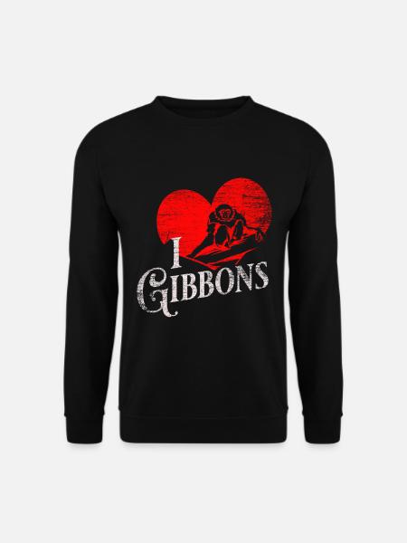 Gibbon gift - Unisex Sweatshirt - black
