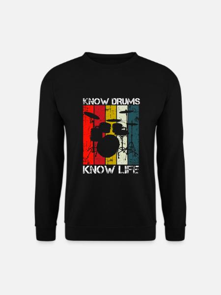 Schlagzeug Schlagzeuger Festival - Unisex Pullover - Schwarz